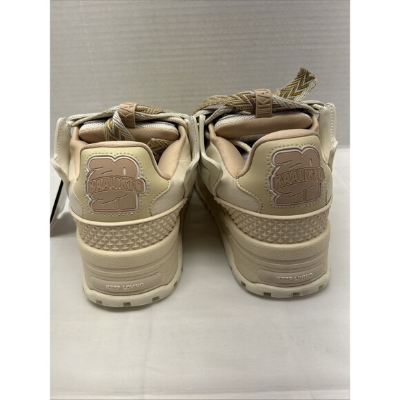 Kaalixto Cream Bread Platform Sneaker Shoe Retro 80's Size 9.5 Womens New In Box - Picture 9 of 15
